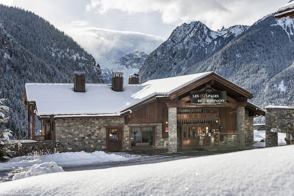 CGH Résidences&Spas Les Alpages De Champagny La Plagne Exterior foto